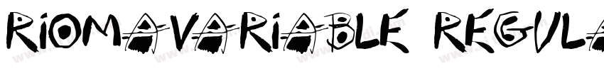 RiomaVariable Regula字体转换